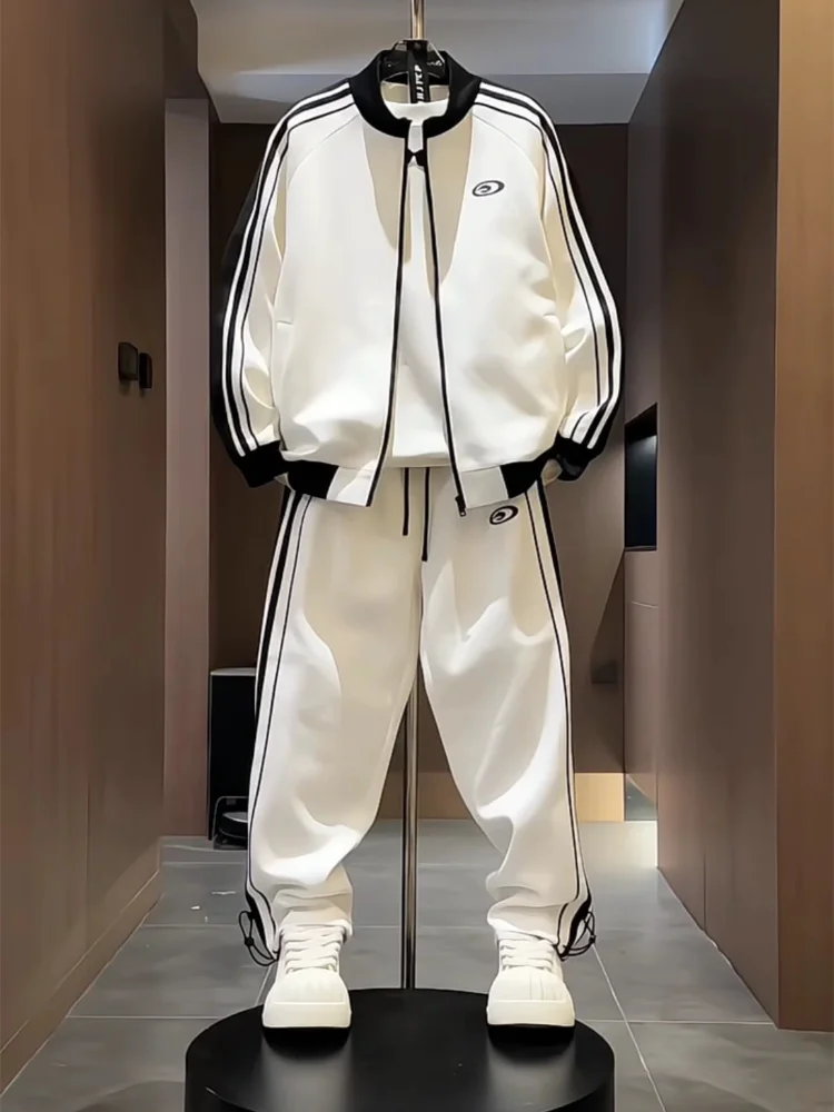 Men's Faion Sportswear Set Couple's Open Cardigan Hoodie Jaet Casual Pants Two-Piece Set Autumn 2025 Long Sve Cotton
Men's Faion Sportswear Set Couple's Open Cardigan Hoodie Jaet Casual Pants Two-Piece Set Autumn 2025 Long Sve Cotton