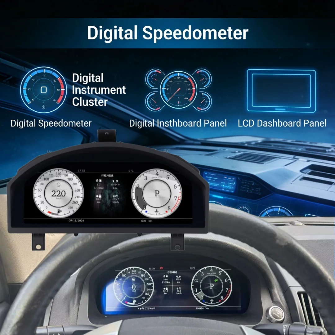 For Land Rover Freelander 2 2007-2015 Car LCD Digital Cluster Dashboard Virtual Cockpit Instrument Auto Speed Meter Ai Screen HD
For Land Rover Freelander 2 2007-2015 Car LCD Digital Cluster Dashboard Virtual Cockpit Instrument Auto Speed Meter Ai Screen HD
