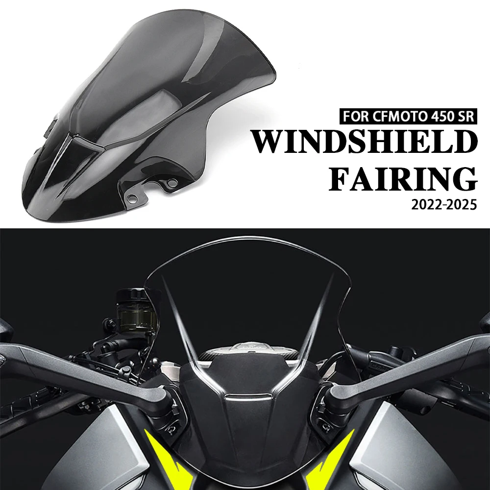 For CFMOTO 450SR 450 SR 450sr 2022-2025 Motorcycle Windshield Windscreen Wind Deflector High quality acrylic Accessories
For CFMOTO 450SR 450 SR 450sr 2022-2025 Motorcycle Windshield Windscreen Wind Deflector High quality acrylic Accessories
