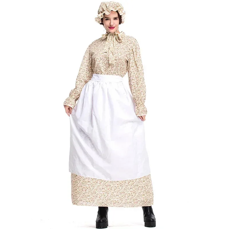 Colonial Pioneer Costume for Women Prairie Dress Wolf Grandmother Cosplay Halloween Party Carnival Costumes RZ 736372 b
Colonial Pioneer Costume for Women Prairie Dress Wolf Grandmother Cosplay Halloween Party Carnival Costumes RZ 736372 b
