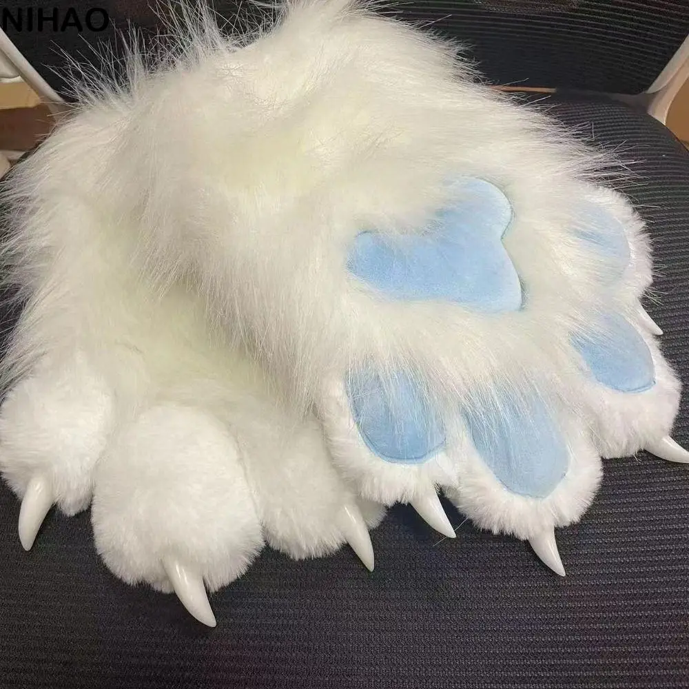 Fashion Cartoon Cosplay Costume Gloves Furry Squeaky Kig Plush Cat Paw Gloves Thicken Fursuit Kigurumi Cosplay Props Club
Fashion Cartoon Cosplay Costume Gloves Furry Squeaky Kig Plush Cat Paw Gloves Thicken Fursuit Kigurumi Cosplay Props Club