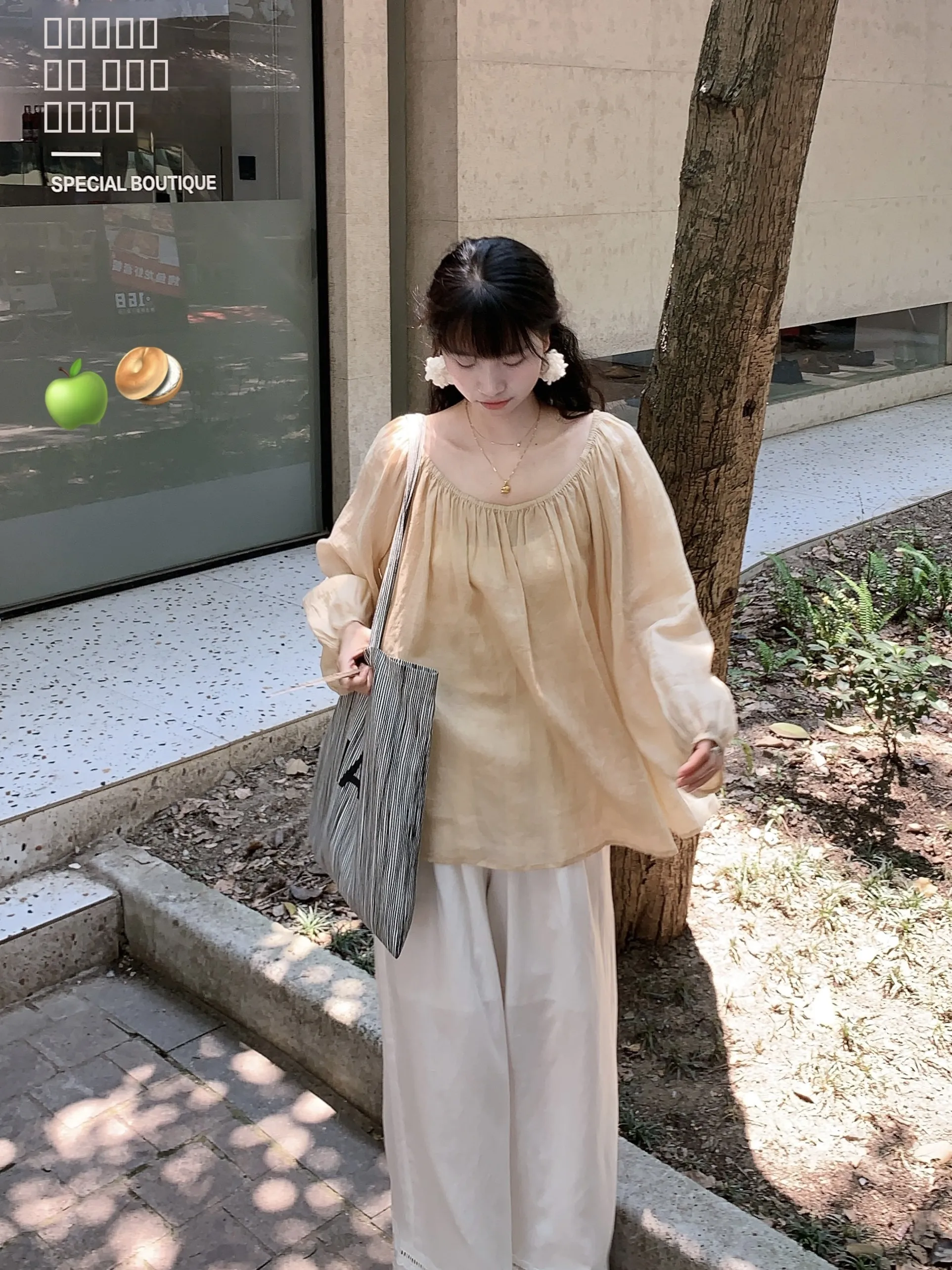 Летняя новинка Emilyng: свободная льняная рубашка с защитой от солнца, без застежек, бежевого цвета, для повседневной носки, с длинным рукавом, однотонная.
Летняя новинка Emilyng: свободная льняная рубашка с защитой от солнца, без застежек, бежевого цвета, для повседневной носки, с длинным рукавом, однотонная.