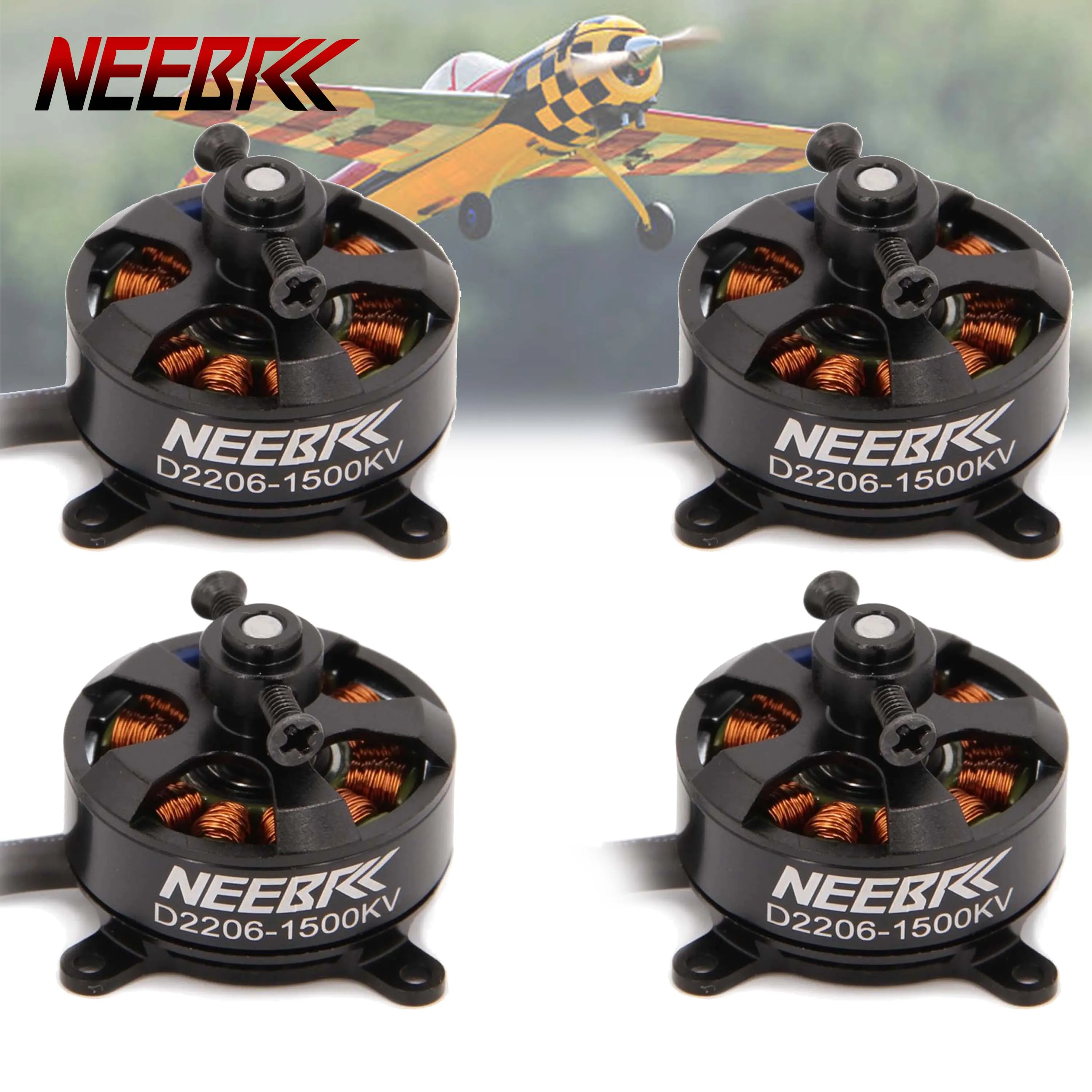 4pcs 2206 1500KV RC Fixed Wing Brushless Motor 2-3S for FPV Drone Aircraft Quadcopter Multicopter UAV ESC Speed Controller Toy
4pcs 2206 1500KV RC Fixed Wing Brushless Motor 2-3S for FPV Drone Aircraft Quadcopter Multicopter UAV ESC Speed Controller Toy