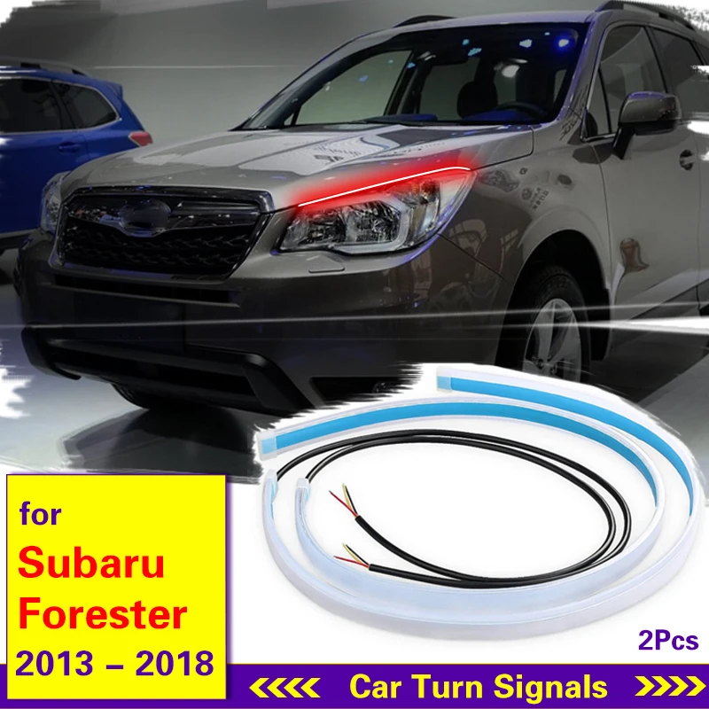 For Subaru FORESTER 2013-2018 Car Soft Tube Waterproof Flexible LED Strip 2pcs DRL Flowing Turn Lamp Daytime Running Strip 12V
For Subaru FORESTER 2013-2018 Car Soft Tube Waterproof Flexible LED Strip 2pcs DRL Flowing Turn Lamp Daytime Running Strip 12V