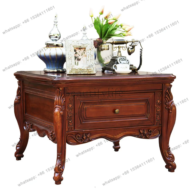 All solid wood corner ji American 83cm carved European style square ji villa Q431
All solid wood corner ji American 83cm carved European style square ji villa Q431