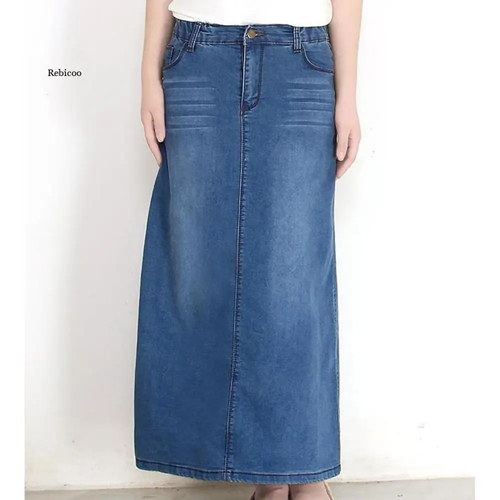 Casual Denim Skirt Women 2022 Long Jean Skirt High Waist Pencil Skirt Ladies Vintage Black Blue
Casual Denim Skirt Women 2022 Long Jean Skirt High Waist Pencil Skirt Ladies Vintage Black Blue