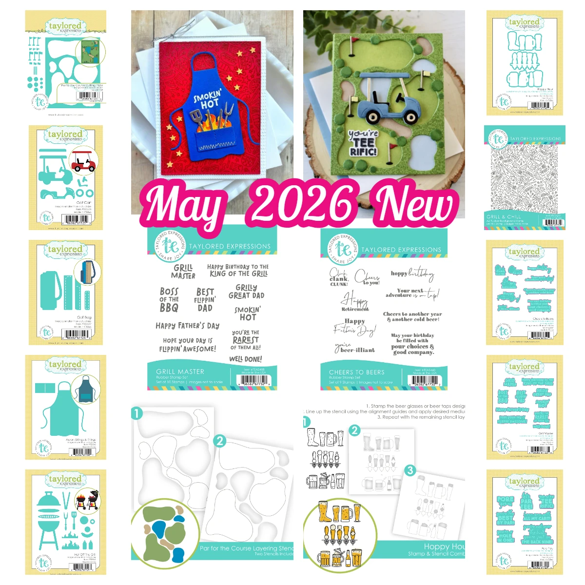 May 2026 Taylored Grill Master Golf Cart Die Set Hot off the Grill Die Set Metal Cutting Dies Stamp for DIY Scrapbook Calenda
May 2026 Taylored Grill Master Golf Cart Die Set Hot off the Grill Die Set Metal Cutting Dies Stamp for DIY Scrapbook Calenda