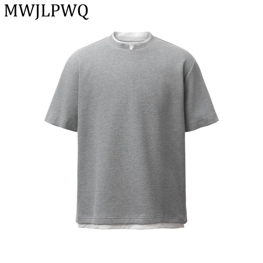 MWJLPWQ Двухслойная футболка с круглым вырезом и короткими рукавами для мужчин, летняя свободная повседневная футболка с эффектом двухслойности, модные мужские топы на весну 13981
MWJLPWQ Двухслойная футболка с круглым вырезом и короткими рукавами для мужчин, летняя свободная повседневная футболка с эффектом двухслойности, модные мужские топы на весну 13981