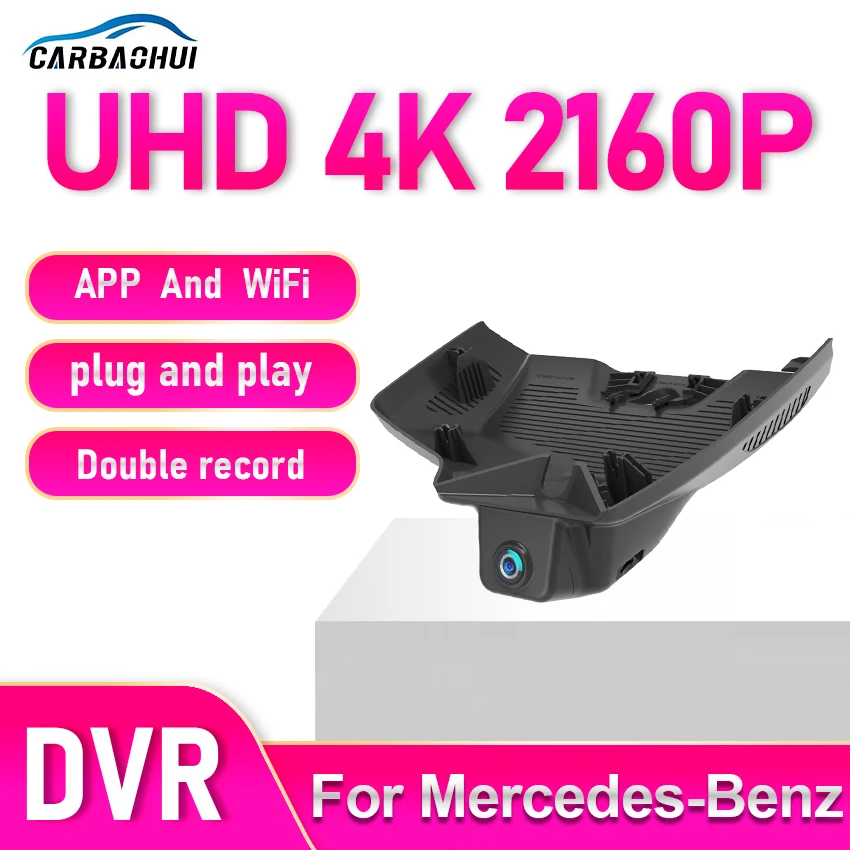 Plug and Play 4K DVR Dash Cam Wi-Fi Передняя задняя камера для Mercedes-Benz E Class W214 S214 X214 2024 2025, Автомобильный видеорегистратор с управлением через приложение WIFI
Plug and Play 4K DVR Dash Cam Wi-Fi Передняя задняя камера для Mercedes-Benz E Class W214 S214 X214 2024 2025, Автомобильный видеорегистратор с управлением через приложение WIFI