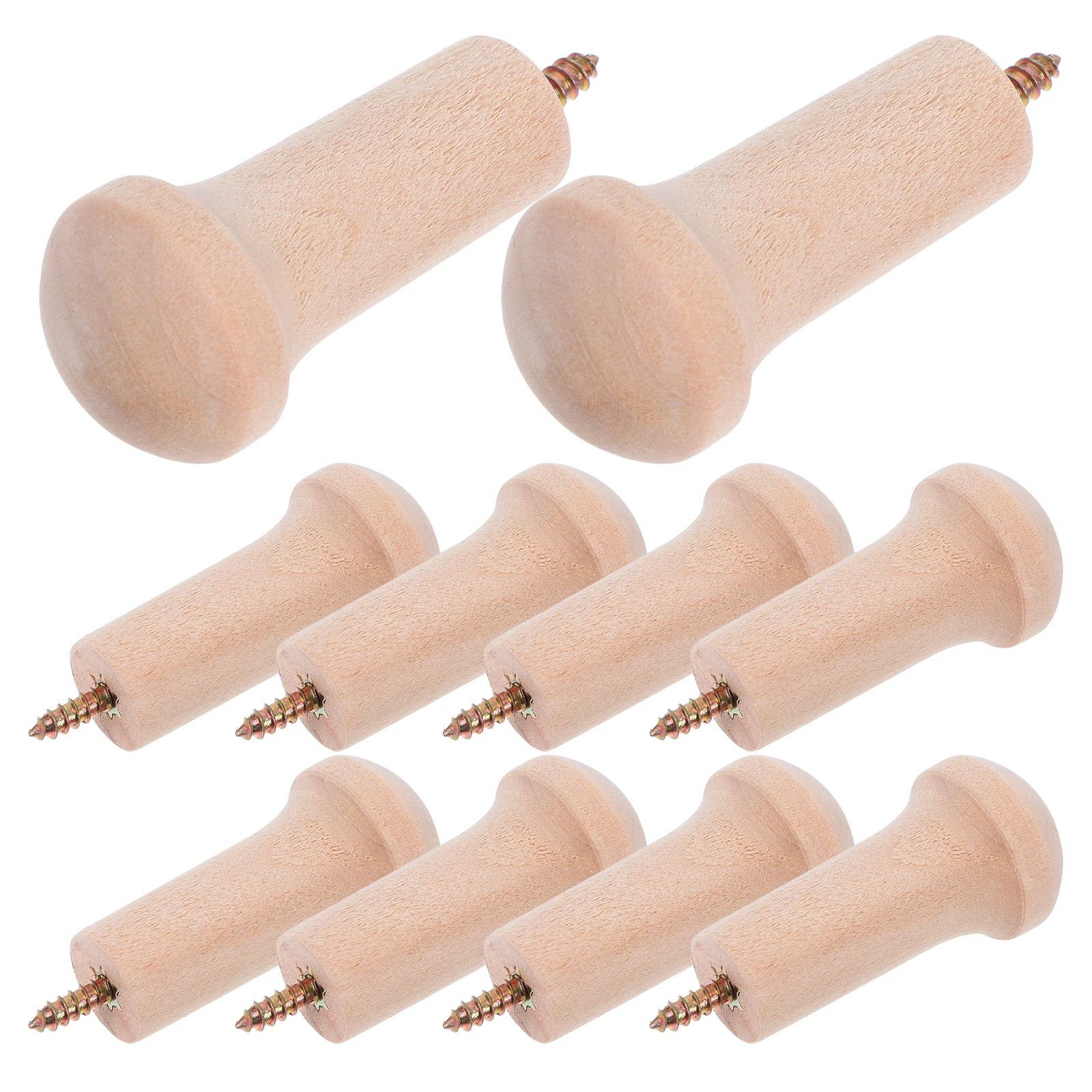 10pcs Wood Wall Hooks 26x52 Unfinished Coat Rack Heavy Duty Bathroom Door Hooks Hang Clothes Towel Robe Hat Entryway Storage
10pcs Wood Wall Hooks 26x52 Unfinished Coat Rack Heavy Duty Bathroom Door Hooks Hang Clothes Towel Robe Hat Entryway Storage