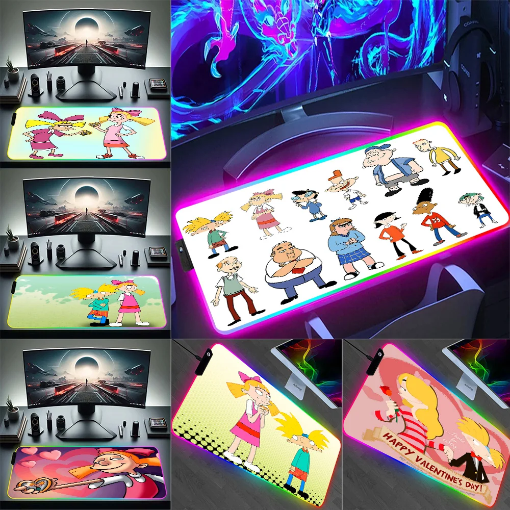 Hey-Cartoon-Arnold RGB Pc Gamer Keyboard Mouse Pad Mousepad LED Glowing Mouse Mats Rubber Gaming Computer Mausepad
Hey-Cartoon-Arnold RGB Pc Gamer Keyboard Mouse Pad Mousepad LED Glowing Mouse Mats Rubber Gaming Computer Mausepad