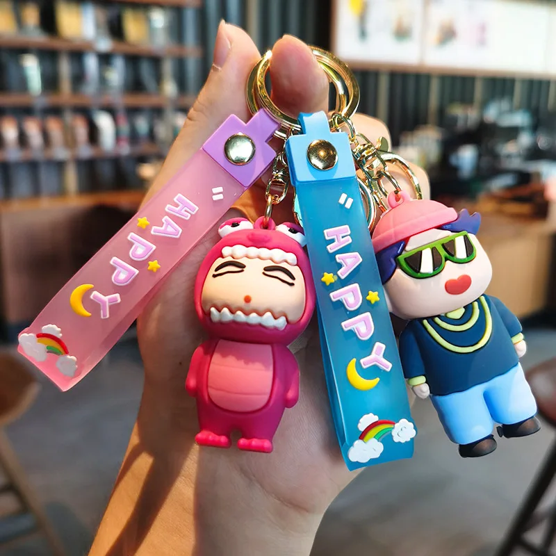 New Kawaii Crayon Shin-Chan Keychain Cute 3D Anime Peripherals Car Key Ring Backpack Pendant Transformation Decoration Gifts
New Kawaii Crayon Shin-Chan Keychain Cute 3D Anime Peripherals Car Key Ring Backpack Pendant Transformation Decoration Gifts