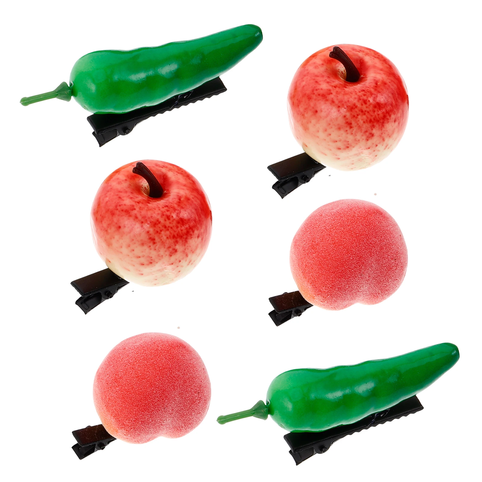 6pcs Simulated Fruit Vegetable Hair Clips Unique Design for Kids Adults Party Live Accessories Toddler Alligator Flower
6pcs Simulated Fruit Vegetable Hair Clips Unique Design for Kids Adults Party Live Accessories Toddler Alligator Flower
