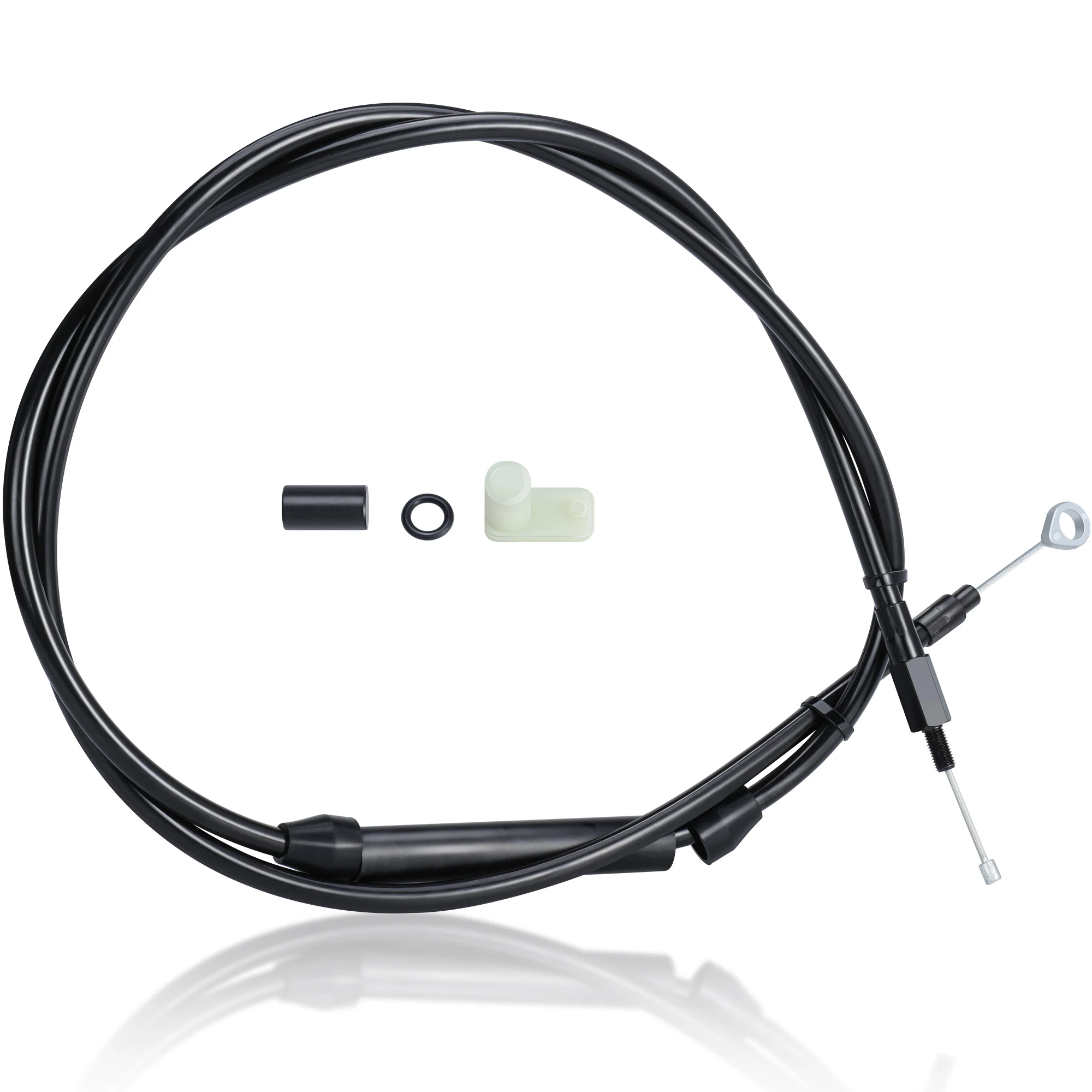 Clutch Cable for Harley 2007-2016 Touring Dyna Softail Twin Cam & 2018-Up M8 Models 6 Speed Transmission with Mechanical Clutch
Clutch Cable for Harley 2007-2016 Touring Dyna Softail Twin Cam & 2018-Up M8 Models 6 Speed Transmission with Mechanical Clutch