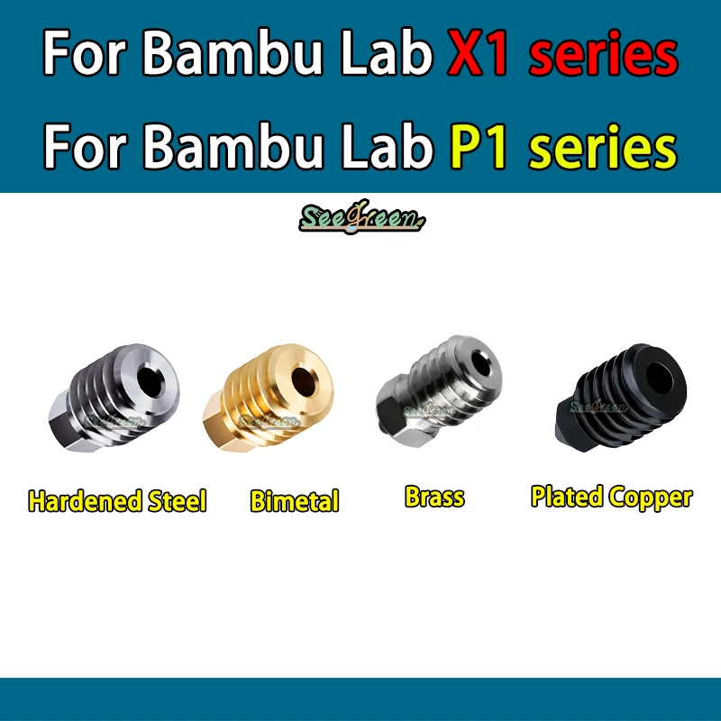 Для Bambu lab x1/x1c/x1e/p1p/p1s сопло для Kobra S1/S1 Combo из закаленной стали, латунная медная пластина 0,2/0,4/0,6/0,8 мм
Для Bambu lab x1/x1c/x1e/p1p/p1s сопло для Kobra S1/S1 Combo из закаленной стали, латунная медная пластина 0,2/0,4/0,6/0,8 мм
