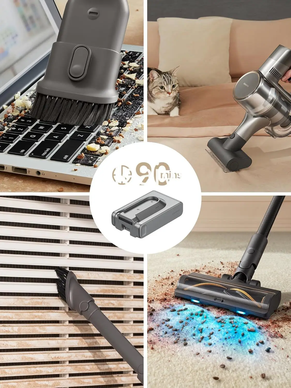 Original 3500mAh Rechargeable Removable Extra Battery Replacement for Dreame T30 R20 Handheld Cordless Vacuum Cleaner
Original 3500mAh Rechargeable Removable Extra Battery Replacement for Dreame T30 R20 Handheld Cordless Vacuum Cleaner