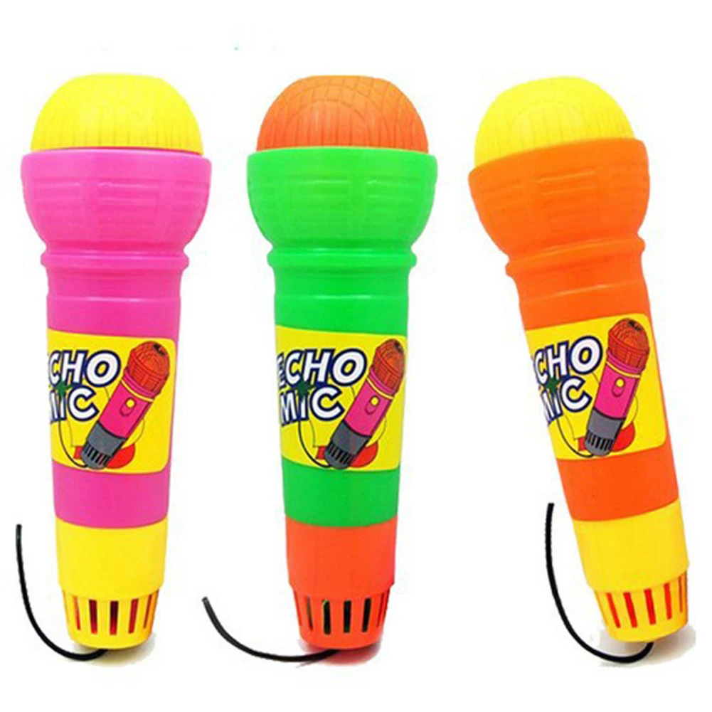 1pcs Plastic Magic Mic Novelty Echo Microphone Pretend Play Toy Gift For Children Random Color
1pcs Plastic Magic Mic Novelty Echo Microphone Pretend Play Toy Gift For Children Random Color