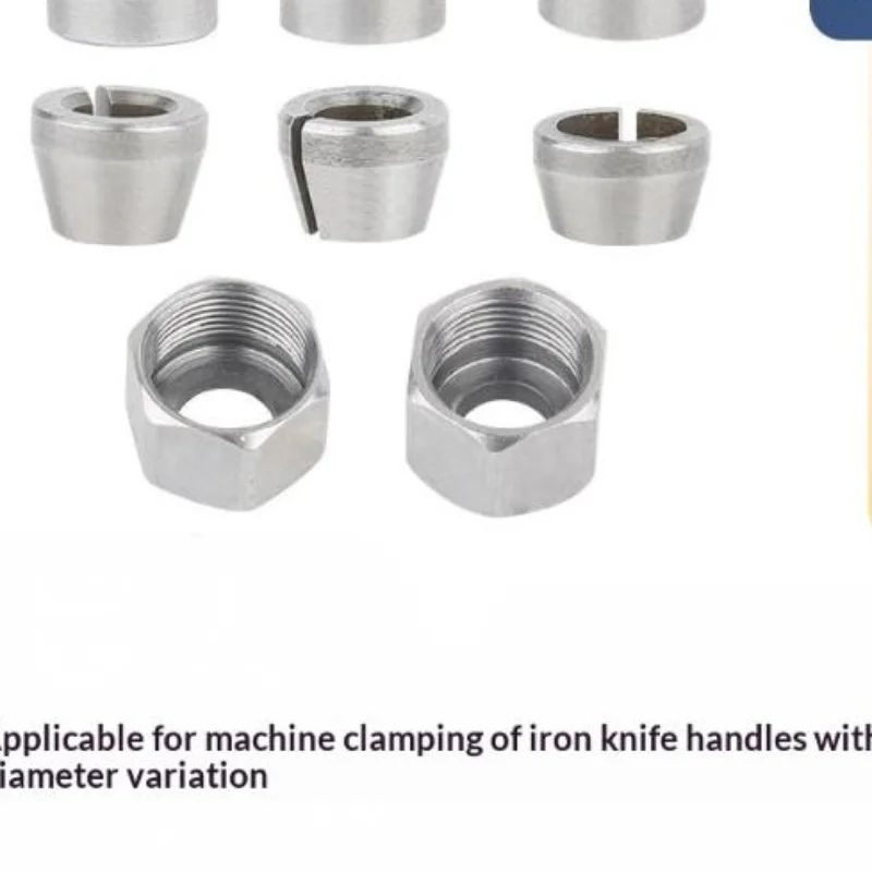 5/6/8Pcs Carbon Steel Engraving Trimming Machine Router Milling Cutter Accessories M17 6/6.35/8mm Collet Chuck Adapter With Nut
5/6/8Pcs Carbon Steel Engraving Trimming Machine Router Milling Cutter Accessories M17 6/6.35/8mm Collet Chuck Adapter With Nut
