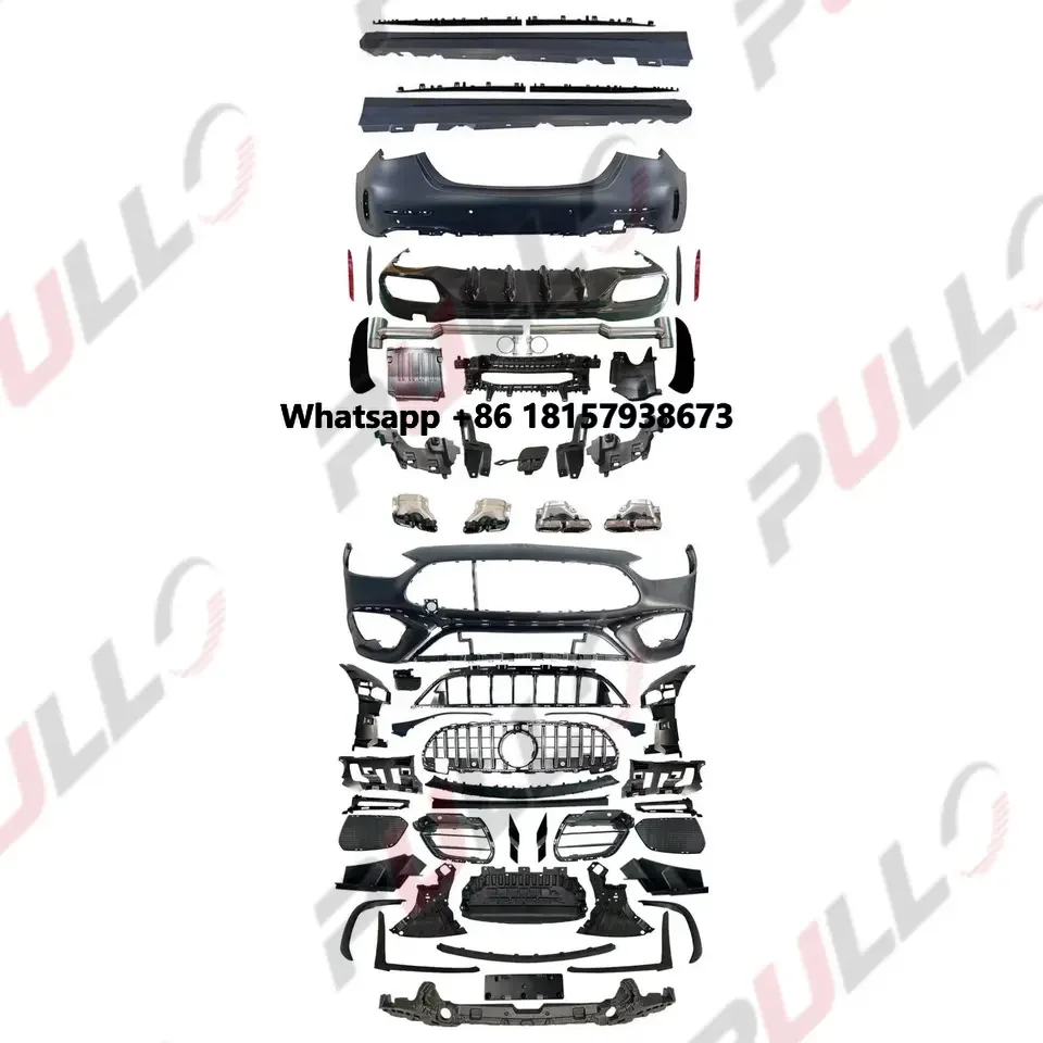 Car Accessories Modified for Benz W206 2023 to C63 AMG Model Include Bumpers Grille Side Skirts Rear Diffuser Exhaust Pipes
Car Accessories Modified for Benz W206 2023 to C63 AMG Model Include Bumpers Grille Side Skirts Rear Diffuser Exhaust Pipes
