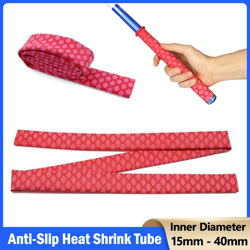 Red Non-Slip Heat Shrink Tube 15/18/20/22/25/28/30/35/40mm Waterproof Cover Bicycle Handle Protector Anti Skid Fishing Rod Wrap
Red Non-Slip Heat Shrink Tube 15/18/20/22/25/28/30/35/40mm Waterproof Cover Bicycle Handle Protector Anti Skid Fishing Rod Wrap