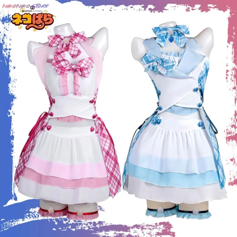 Аниме игра Nekopara Vanilla Chocola Косплей Костюм Nekomimi Paradise парик с принтом наряд горничной женский сексуальный кавайный карнавальный костюм
Аниме игра Nekopara Vanilla Chocola Косплей Костюм Nekomimi Paradise парик с принтом наряд горничной женский сексуальный кавайный карнавальный костюм