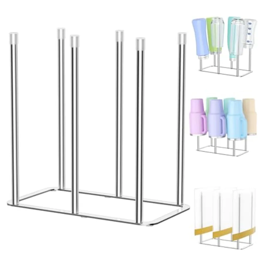 Water Bottle Drying Rack Reusable Bottle Rack Dryer Kitchen Stand Holder Metal Countertop Baby Bottle Drying Rack Water Cup Dry
Water Bottle Drying Rack Reusable Bottle Rack Dryer Kitchen Stand Holder Metal Countertop Baby Bottle Drying Rack Water Cup Dry