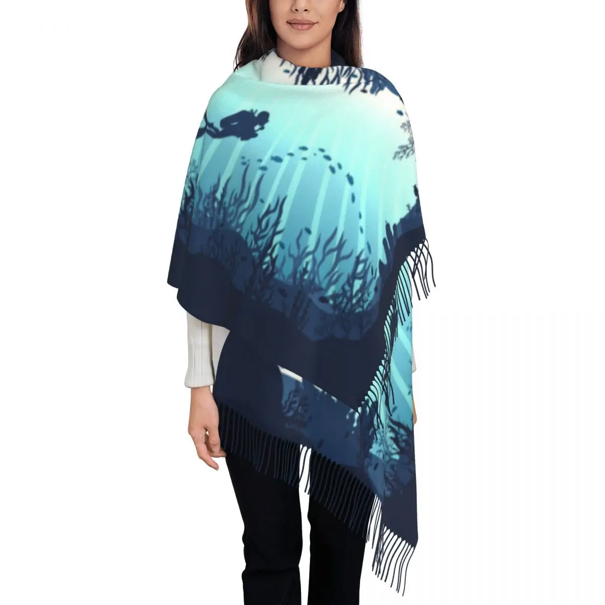 Personalized Print Deep Sea Caveran Diver Scarf Women Men Winter Warm Scarves Dive Explore Shawl Wrap
Personalized Print Deep Sea Caveran Diver Scarf Women Men Winter Warm Scarves Dive Explore Shawl Wrap