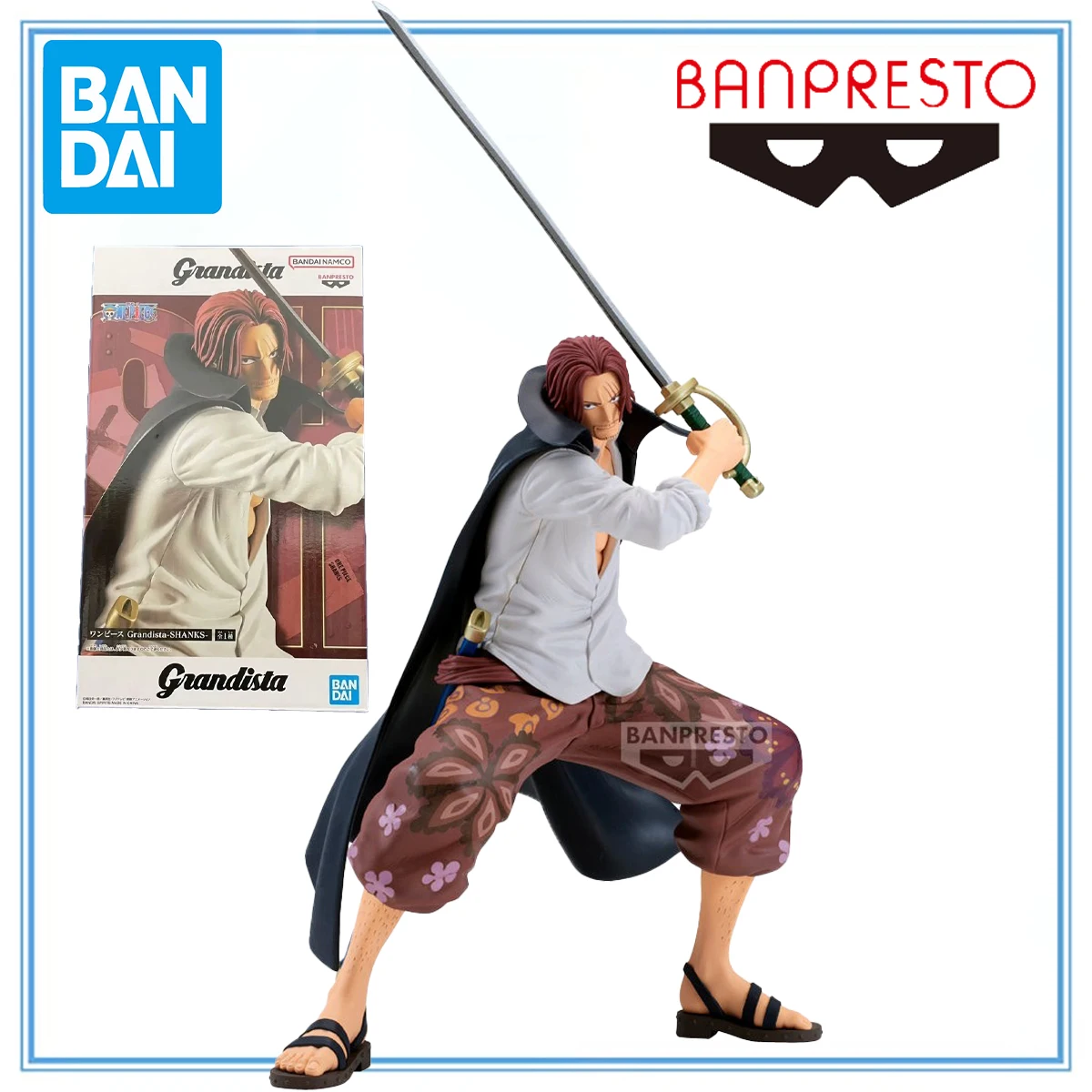 In Stock Original BANDAI BANPRESTO Prepainted Grandista One Piece Akagami No Shanks Anime Figure Model Decoration
In Stock Original BANDAI BANPRESTO Prepainted Grandista One Piece Akagami No Shanks Anime Figure Model Decoration