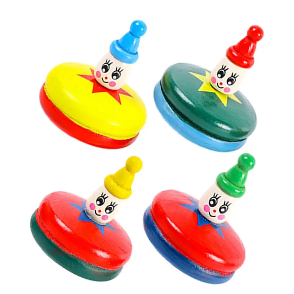 4 Pcs Wooden Spinning Tops Gyroscopes Mini Cartoon Toys Handheld Fun Party Favors Birthday Gifts Kids Educational Toy
4 Pcs Wooden Spinning Tops Gyroscopes Mini Cartoon Toys Handheld Fun Party Favors Birthday Gifts Kids Educational Toy