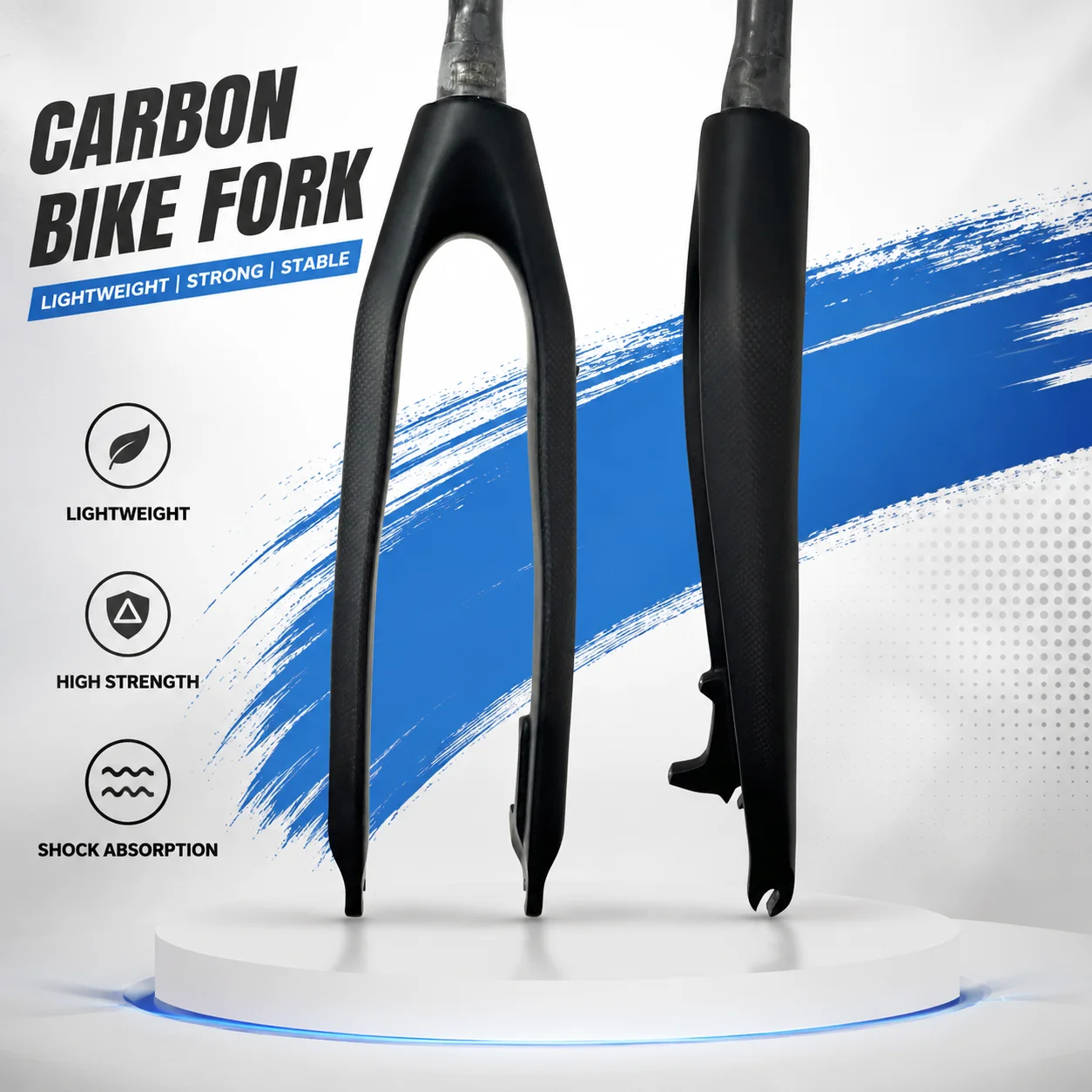 Carbon Fiber Bike Fork 28.6mm Steerer 26/27.5/29inch Road MTB Fork 435/465/495mm L1 380/410/440mm L2 55mm Crown 100mm Dropout
Carbon Fiber Bike Fork 28.6mm Steerer 26/27.5/29inch Road MTB Fork 435/465/495mm L1 380/410/440mm L2 55mm Crown 100mm Dropout