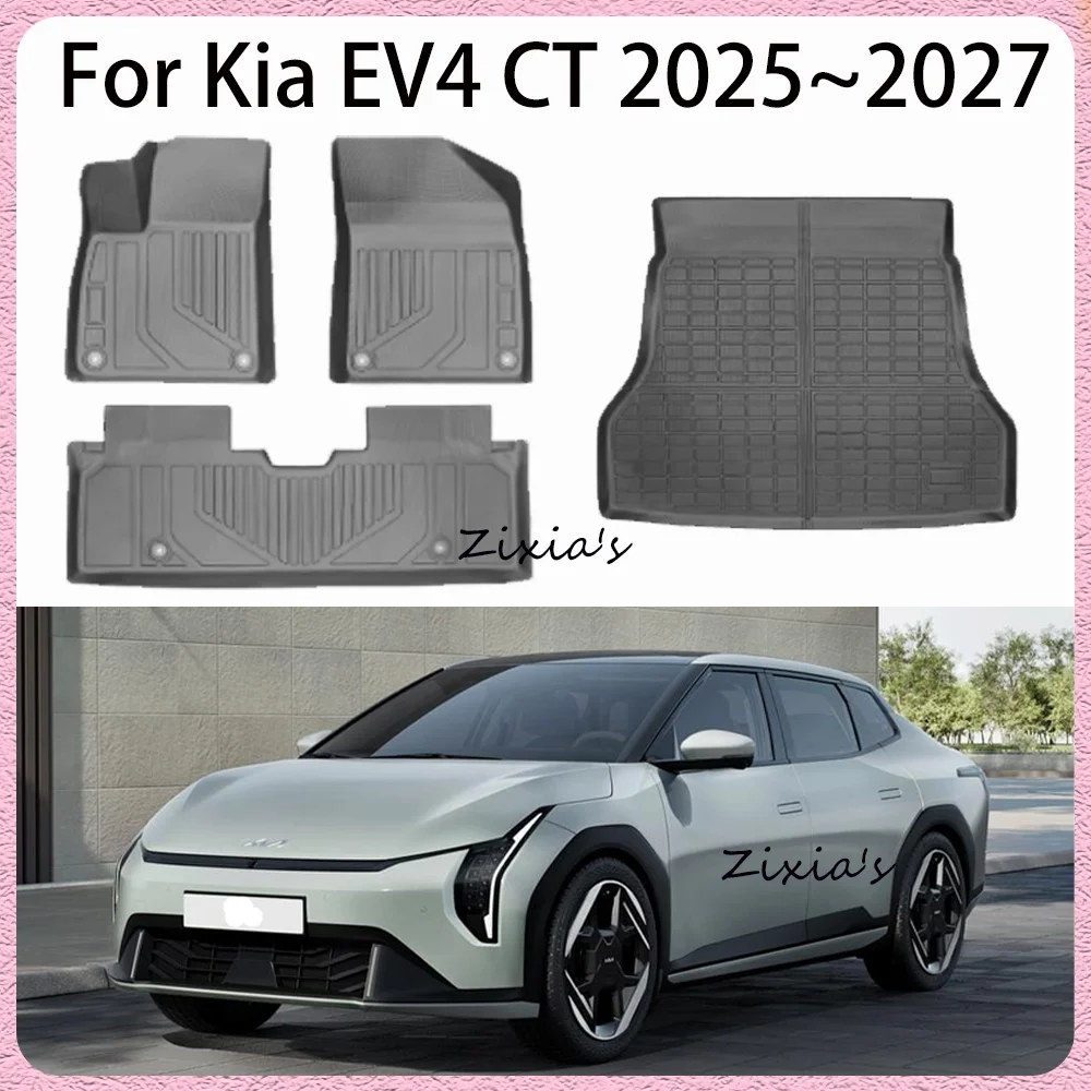 For Kia EV4 CT 2025~2027 2026 LHD Car TPE Floor Mats Trunk Mat Scratch Protector Waterproof Tray Protection Interior Accessories
For Kia EV4 CT 2025~2027 2026 LHD Car TPE Floor Mats Trunk Mat Scratch Protector Waterproof Tray Protection Interior Accessories