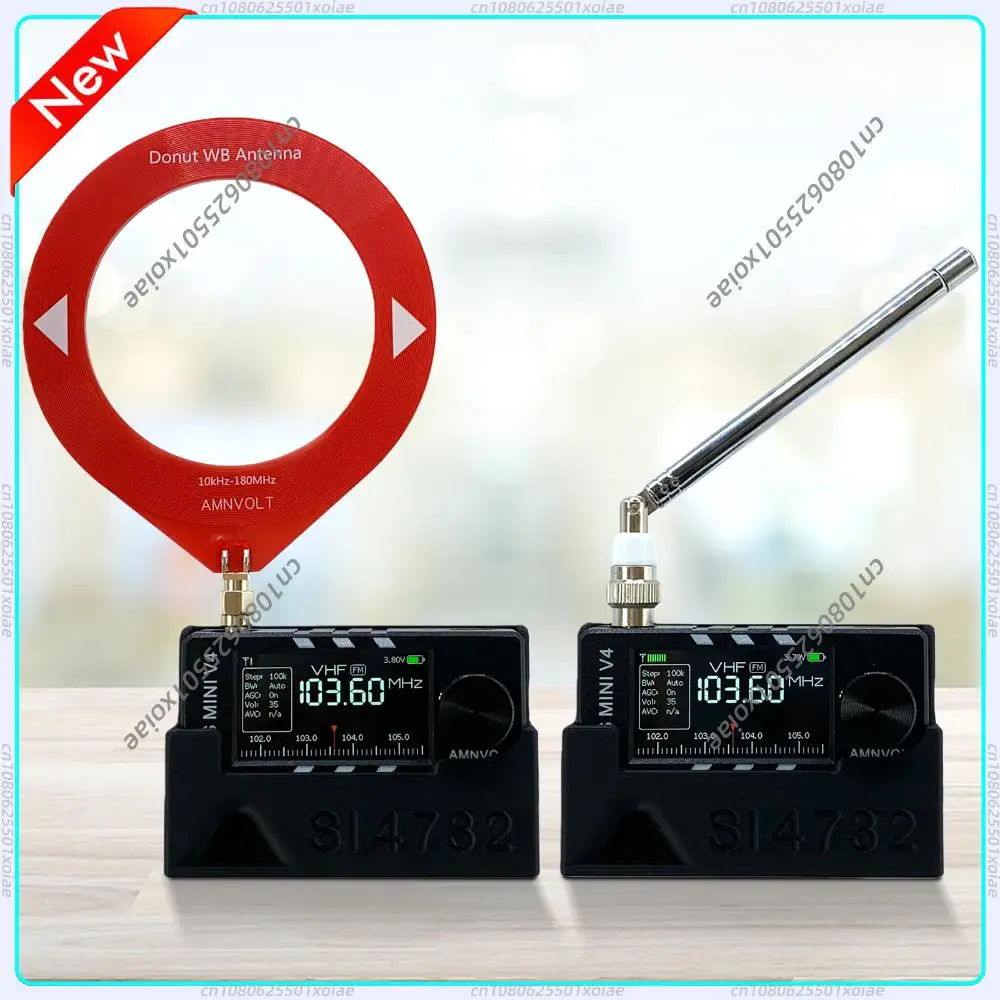 AMNVOLT V4 ATS MINI Radio with Stand & Headphone Amplifier Portable AM FM Radio Receiver 1.9inch IPS Screen for Indoor Outdoor
AMNVOLT V4 ATS MINI Radio with Stand & Headphone Amplifier Portable AM FM Radio Receiver 1.9inch IPS Screen for Indoor Outdoor