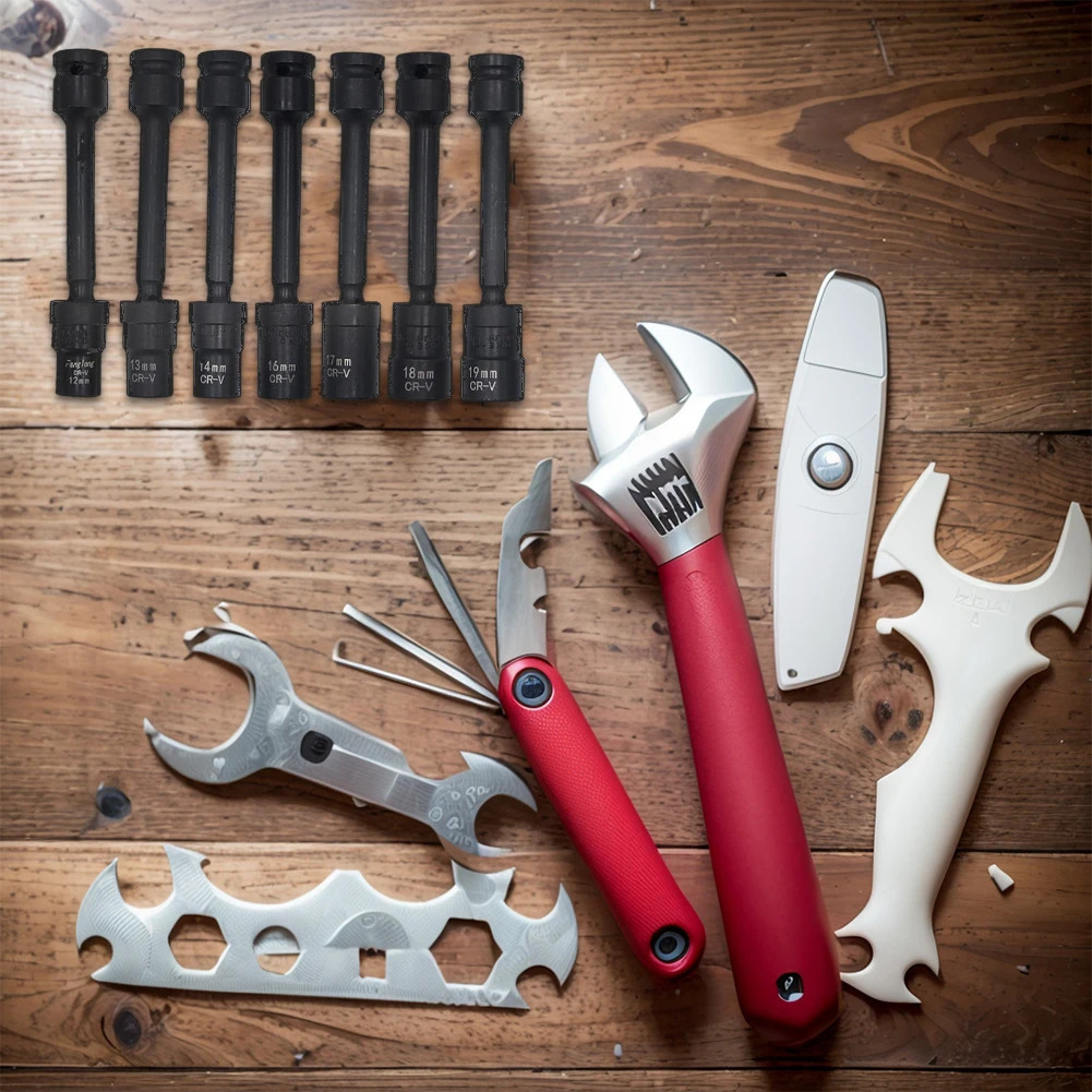 7 шт., универсальные удлинители с приводом 1/2 дюйма, наборы удлинителей 12/13/14/16/17/18/19 мм, набор удлинителей из закаленной хромованадиевой стали
7 шт., универсальные удлинители с приводом 1/2 дюйма, наборы удлинителей 12/13/14/16/17/18/19 мм, набор удлинителей из закаленной хромованадиевой стали