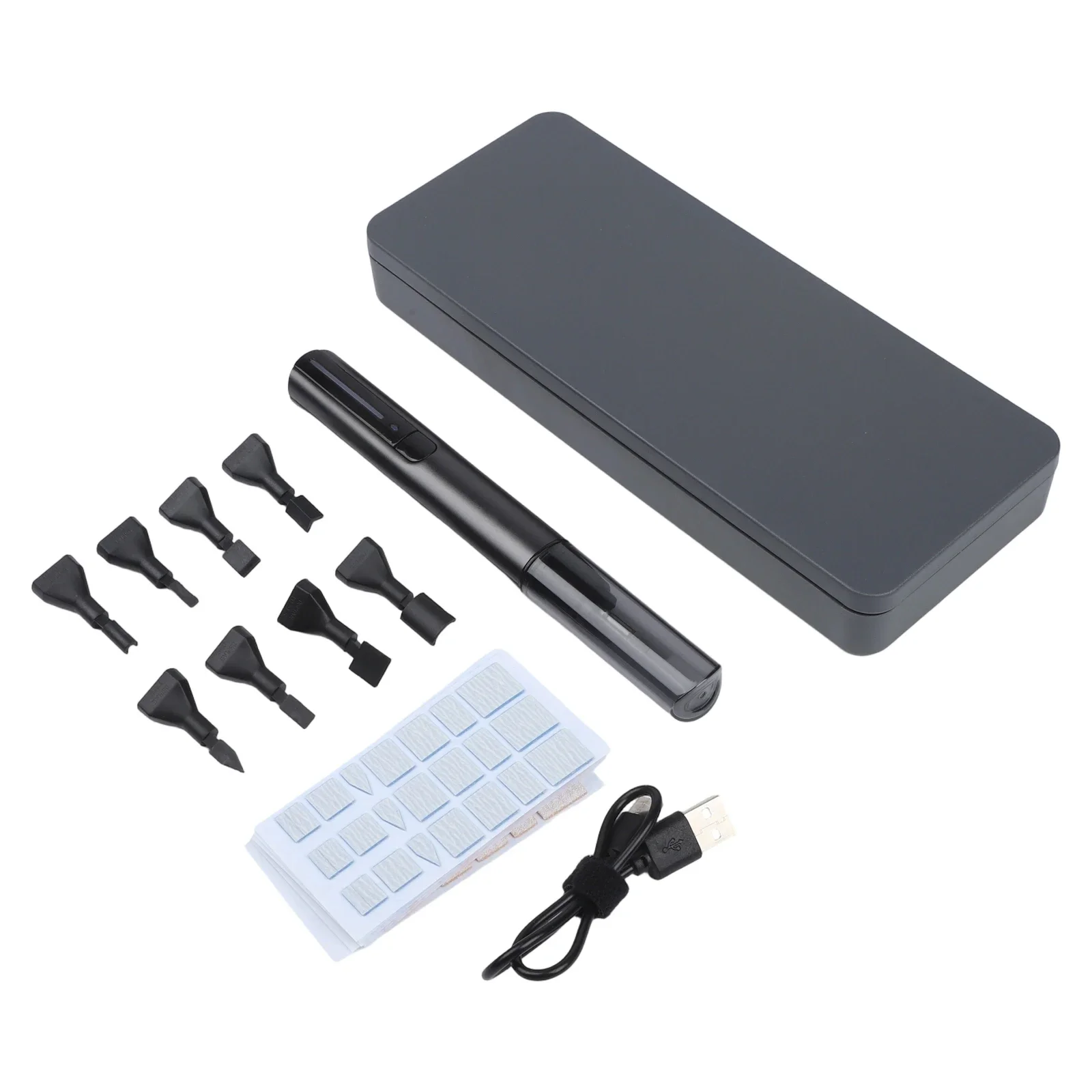 Reciprocating Grinder Polishing Pen 3D Printing Finishing AC Adapter 500mA 180-1200 Grit 8 Nylon Sanding Bits 7 Grit Options
Reciprocating Grinder Polishing Pen 3D Printing Finishing AC Adapter 500mA 180-1200 Grit 8 Nylon Sanding Bits 7 Grit Options