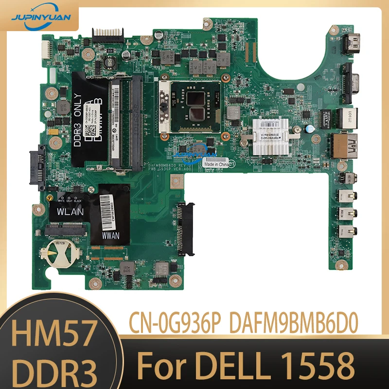 CN-0G936P 0G936P G936P High Quality For DELL 1558 DAFM9BMB6D0 Laptop Motherboard HM57 DDR3 100% Full Working Well
CN-0G936P 0G936P G936P High Quality For DELL 1558 DAFM9BMB6D0 Laptop Motherboard HM57 DDR3 100% Full Working Well