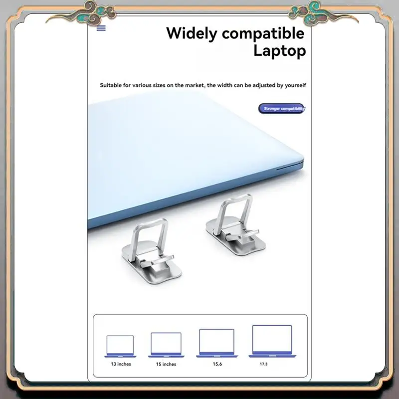Durable Mini Laptop Stand Portable Cooler Elevated Stand Foldable Invisible Laptop Riser For Laptops/Tablets/Keyboard
Durable Mini Laptop Stand Portable Cooler Elevated Stand Foldable Invisible Laptop Riser For Laptops/Tablets/Keyboard
