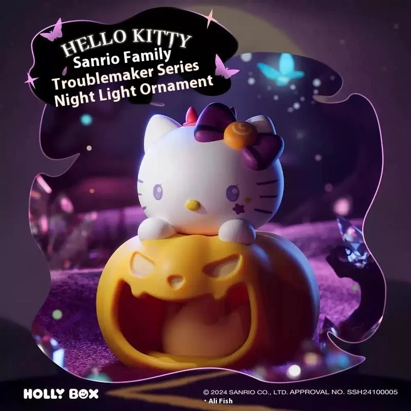 New Sanrio Family Troublema S Series Halloween Night Light Blind Box Hello Kitty Pacha Children'S Gift Festival Surprise Gift
New Sanrio Family Troublema S Series Halloween Night Light Blind Box Hello Kitty Pacha Children'S Gift Festival Surprise Gift