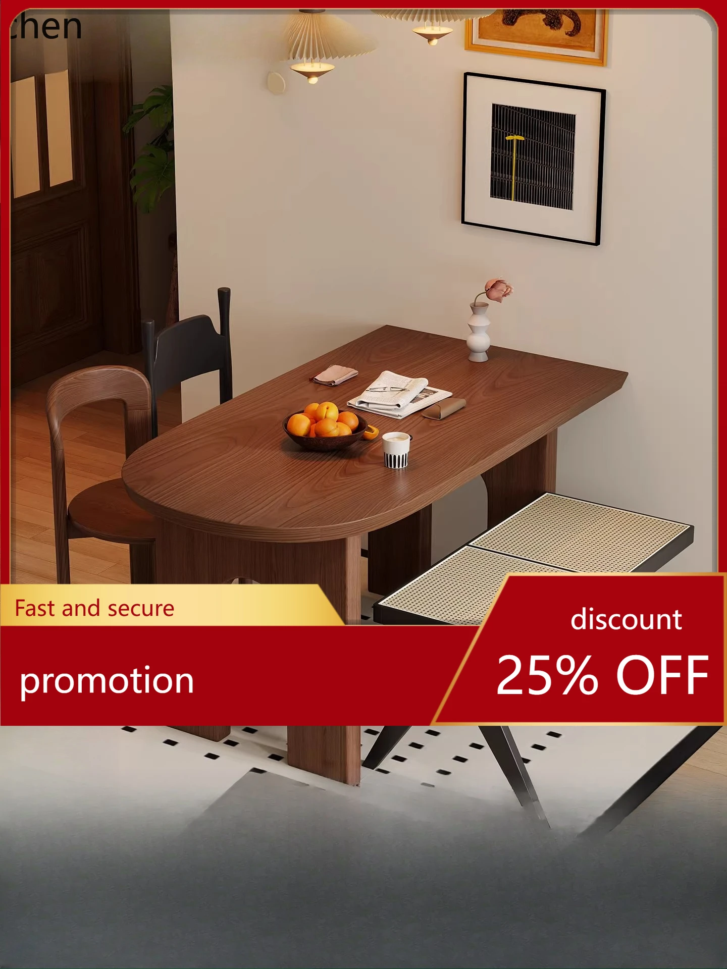 HT Solid Wood Island Dining Table for Home Use, Small Apartment Dining Table, Semi-Circular Dining Table, Vintage Style
HT Solid Wood Island Dining Table for Home Use, Small Apartment Dining Table, Semi-Circular Dining Table, Vintage Style