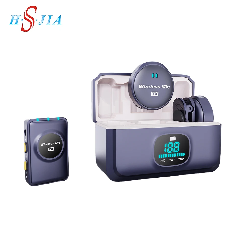 New Magnetic Lavalier Recording Noise Cancelling Mini Portable Wireless Rechargeable Lavalier Microphone ipx4 Water Resistance
New Magnetic Lavalier Recording Noise Cancelling Mini Portable Wireless Rechargeable Lavalier Microphone ipx4 Water Resistance