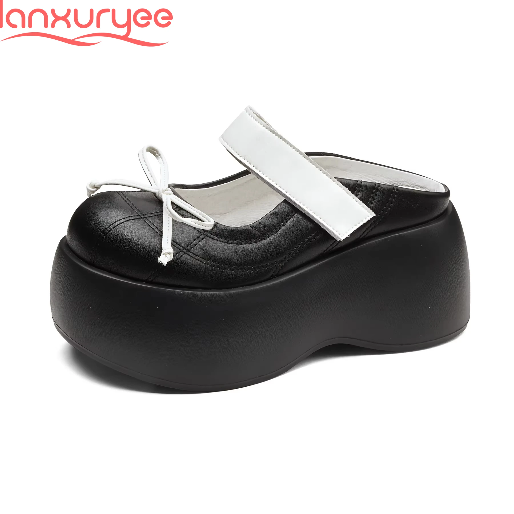 Lanxuryee Мюли из коровьей кожи с круглым носком на высоком каблуке с узлом-бабочкой, повседневные летние сандалии без шнуровки с открытой пяткой, роскошные брендовые женские туфли-лодочки
Lanxuryee Мюли из коровьей кожи с круглым носком на высоком каблуке с узлом-бабочкой, повседневные летние сандалии без шнуровки с открытой пяткой, роскошные брендовые женские туфли-лодочки