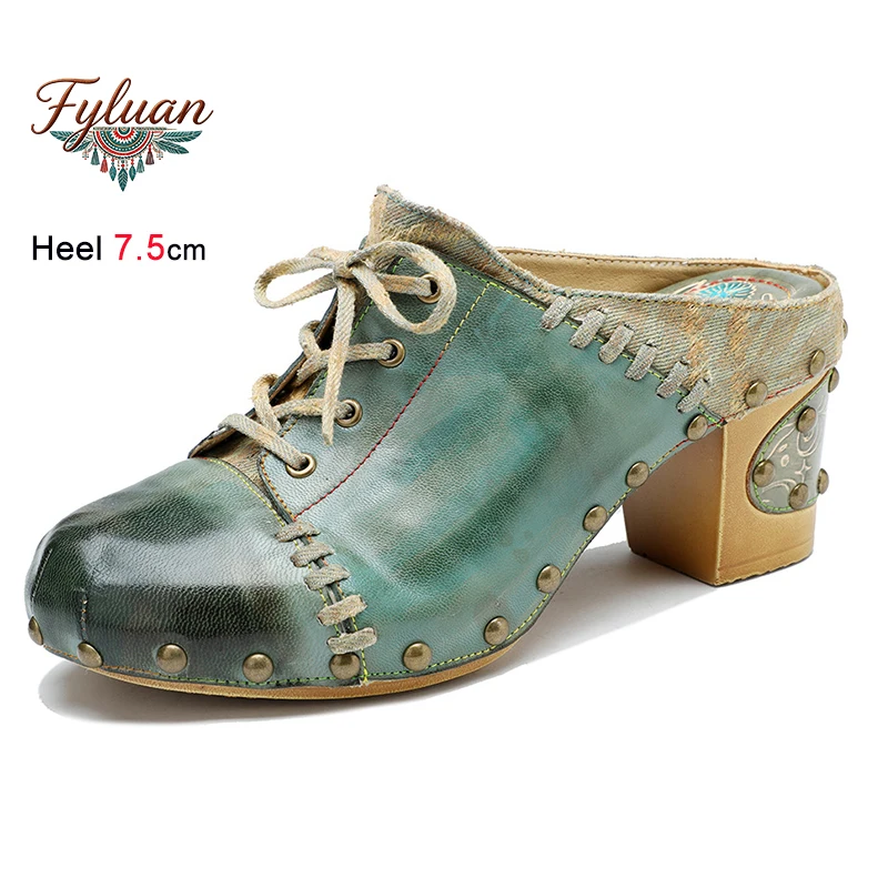 2026 New Fashion Summer Green Rivet Women's Shoes Chunky High Heels 7.5cm Lace Up Ladies Pumps Round Toe Single Shoes Size 36-42
2026 New Fashion Summer Green Rivet Women's Shoes Chunky High Heels 7.5cm Lace Up Ladies Pumps Round Toe Single Shoes Size 36-42