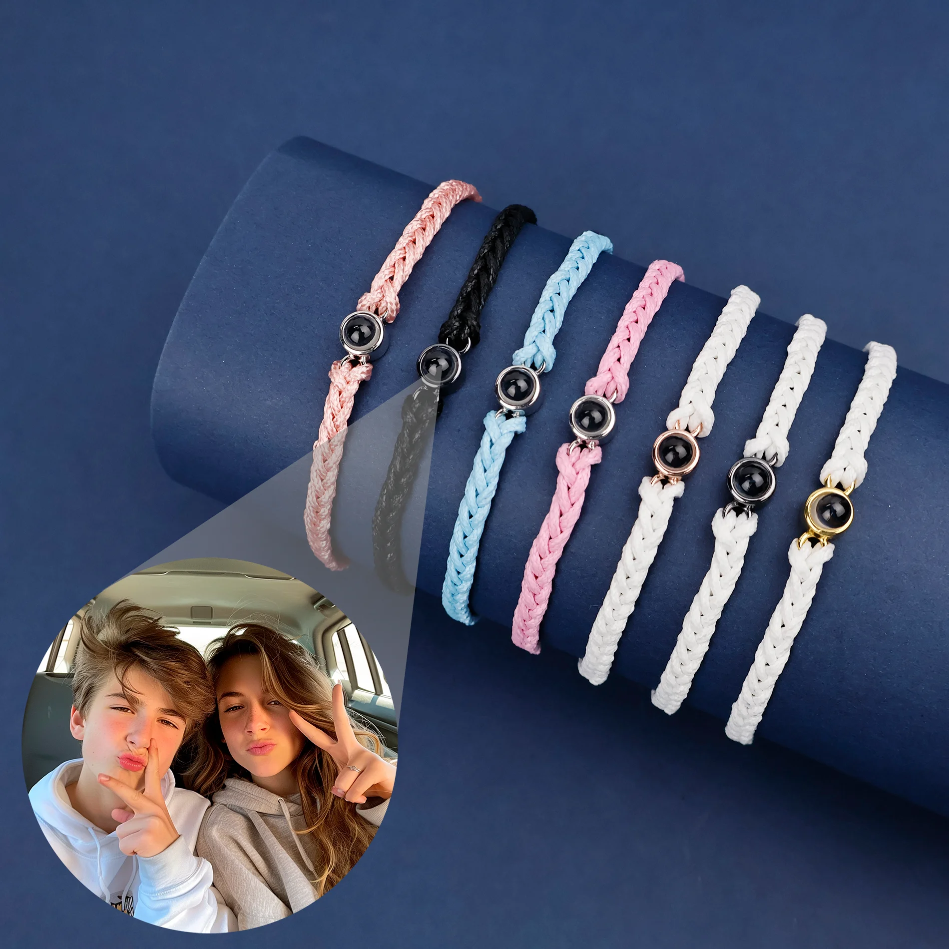 Custom Color Photo Projection Bracelet Handmade For Women Couple Accessories Valentine's Day 520 Mother's Day Romantic Gift
Custom Color Photo Projection Bracelet Handmade For Women Couple Accessories Valentine's Day 520 Mother's Day Romantic Gift
