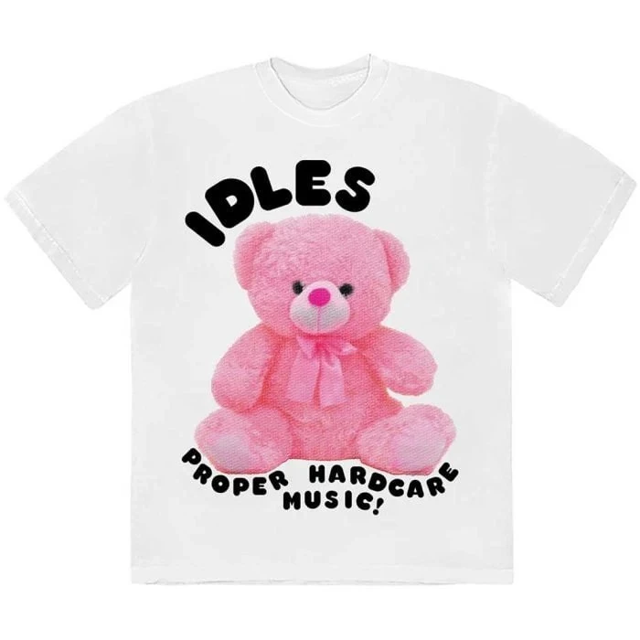 IDLES Pink Teddy Bear T-Shirt, Men's Punk Tee, Perfect for Fans Who Love Post-Punk Art & Band Contrast Design
IDLES Pink Teddy Bear T-Shirt, Men's Punk Tee, Perfect for Fans Who Love Post-Punk Art & Band Contrast Design