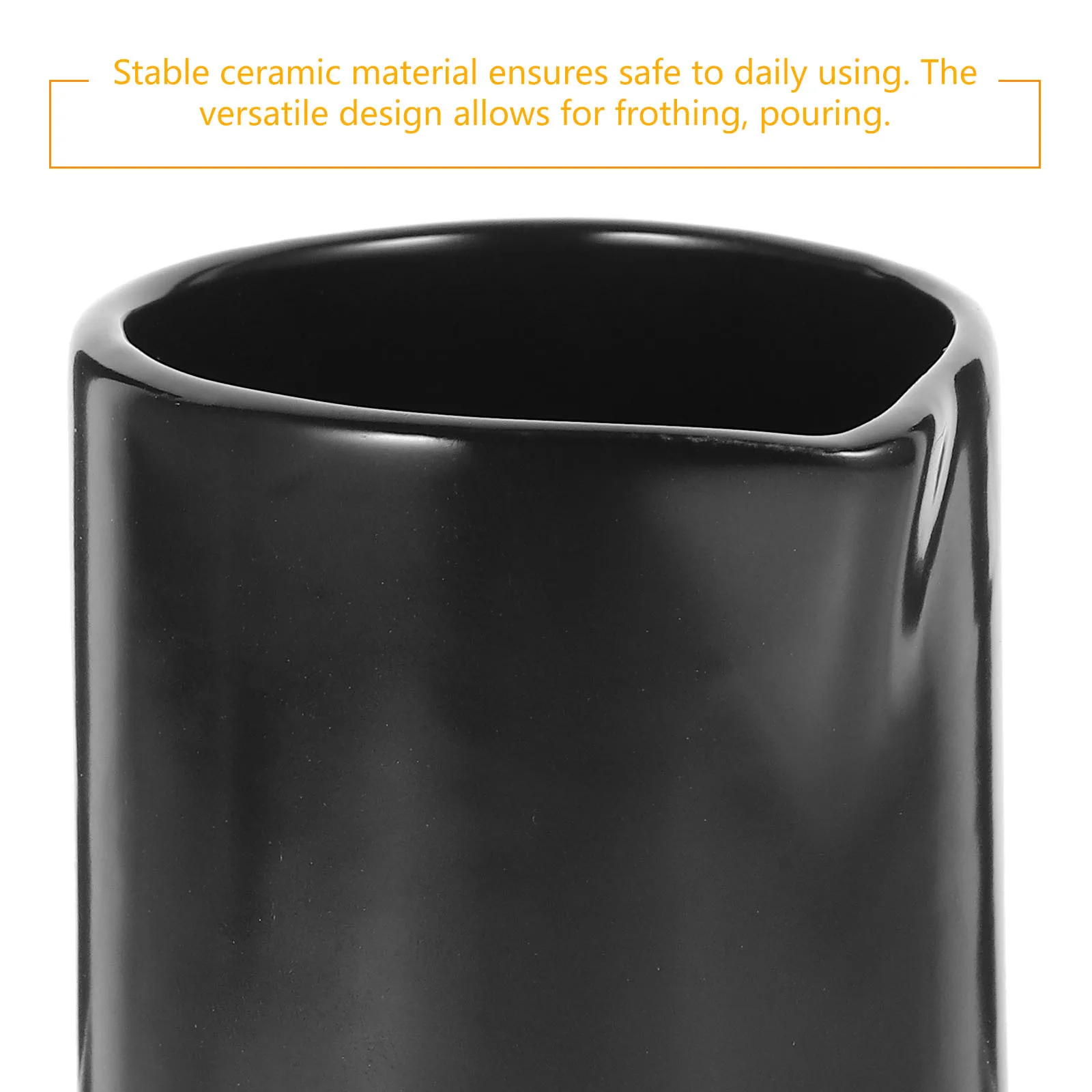 Ceramic Milk Jug 500Ml Modern Design for Frothing Pouring Latte Art Home Coffee Shop Use Multi-Functional Cream Pitcher
Ceramic Milk Jug 500Ml Modern Design for Frothing Pouring Latte Art Home Coffee Shop Use Multi-Functional Cream Pitcher