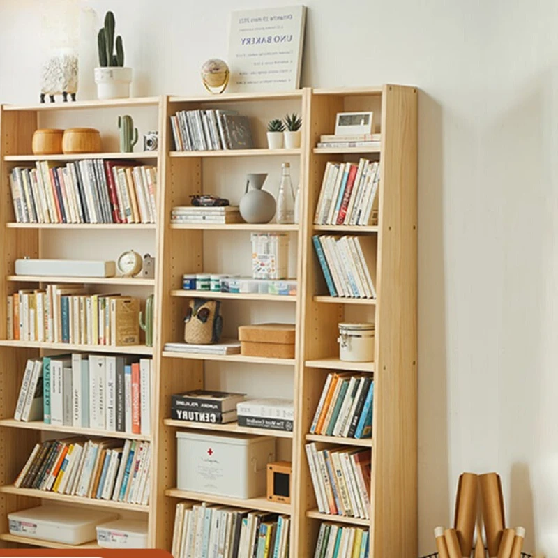 Solid wood bookshelf shelf Floor-to-ceiling multi-layer household narrow storage shelf Free combination Simple bookcase Chil
Solid wood bookshelf shelf Floor-to-ceiling multi-layer household narrow storage shelf Free combination Simple bookcase Chil