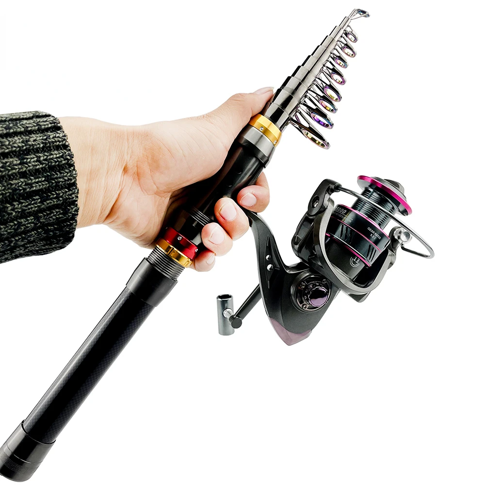 High Carbon Rotating Fishing Rod 1.8m-3.6m Portable Lure 6 7 8 9 10 11 with Metal Spinning Wheel 1000 3000 5000 Gear Ratio 5.2:1
High Carbon Rotating Fishing Rod 1.8m-3.6m Portable Lure 6 7 8 9 10 11 with Metal Spinning Wheel 1000 3000 5000 Gear Ratio 5.2:1