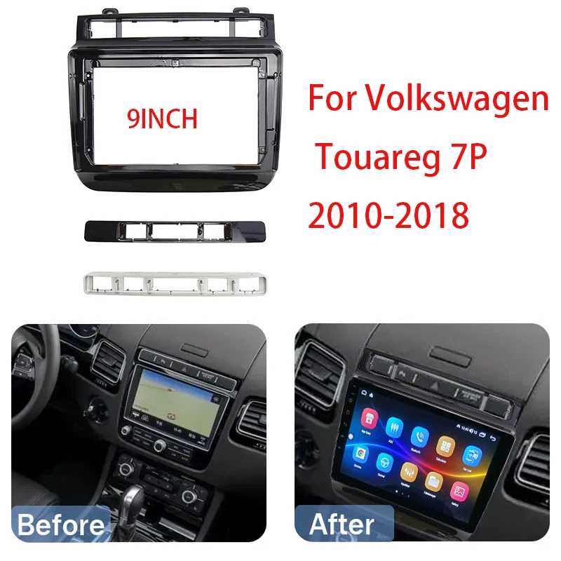 9 inch Car Radio Fascias Frame For Volkswagen Touareg 2010-2018 2DIN Stereo PaneI Frame
9 inch Car Radio Fascias Frame For Volkswagen Touareg 2010-2018 2DIN Stereo PaneI Frame