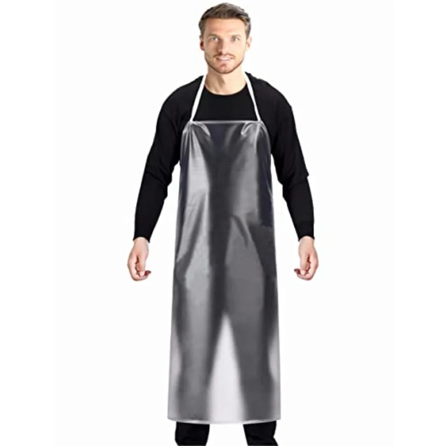Waterproof Plastic Apron Transparent PVC, Kitchen Dishes Washing Lab Work Butcher Dog Grooming Unisex 45.3in x 27.5in
Waterproof Plastic Apron Transparent PVC, Kitchen Dishes Washing Lab Work Butcher Dog Grooming Unisex 45.3in x 27.5in