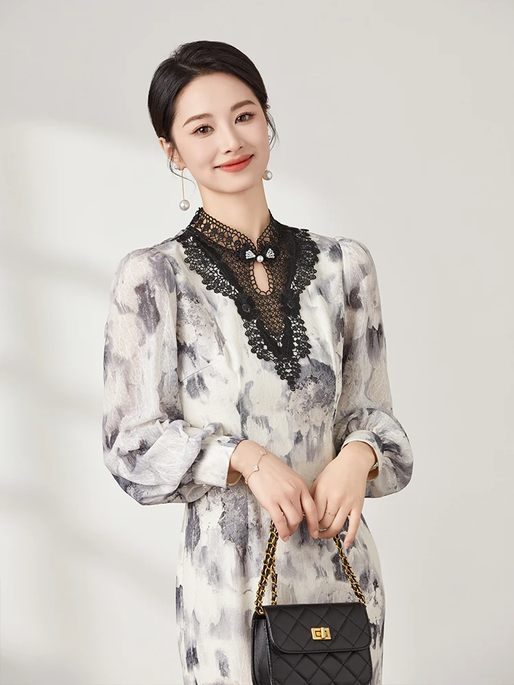 Young Girl's New Chinese Style Long Sleeve Dress Luxury Retro Republic of China Style Modified Version Polyester Fiber
Young Girl's New Chinese Style Long Sleeve Dress Luxury Retro Republic of China Style Modified Version Polyester Fiber
