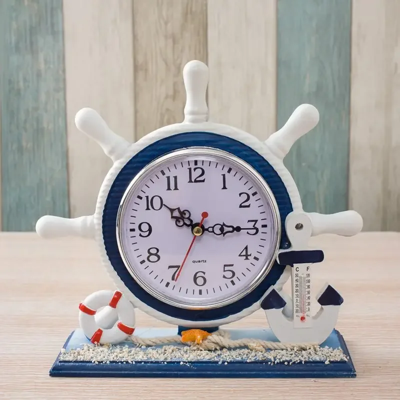 Mediterranean Navigation - Inspired Creative Mute Clock for Bedroom Bedside and Desk
Mediterranean Navigation - Inspired Creative Mute Clock for Bedroom Bedside and Desk